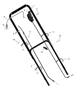 Part Location Diagram of 672554MA Murray DISCONTINUED